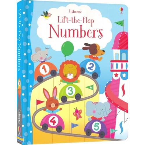 Usborne lift the flap Numbers English Educational Picture Books Baby Childhood learning reading book birthday gift
