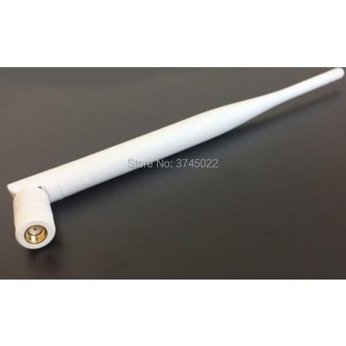 1pcs 2.4Ghz Wifi Antenna WIth rp-Sma Connector for Wireless Wi-fi Roiuter White