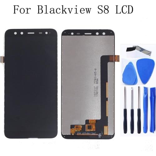 5.7-inch original For BlackView S8 LCD display Glass touch screen digitizer components For Blackview S 8 replacement Phone Parts
