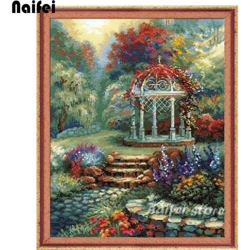 5d Diamond Painting garden Gazebo Landscape Full Drill Mosaic scenery Embroidery Wall Art Handmade Decorations For Home