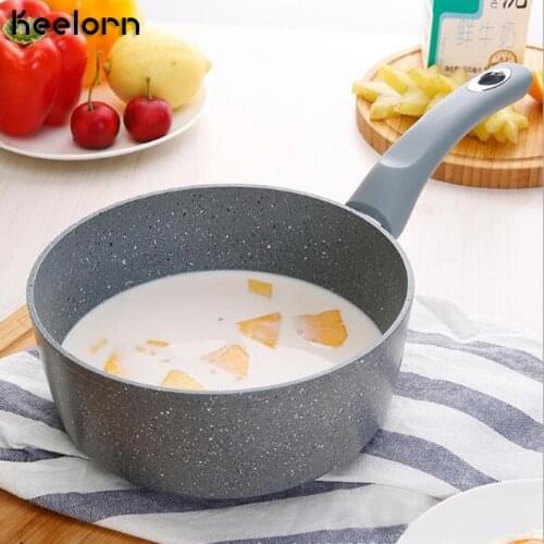 Keelorn 20cm Aluminum Alloy Non-Stick Pans Eco-Friendly General Use For Gas Induction Cooker Chefs Pans
