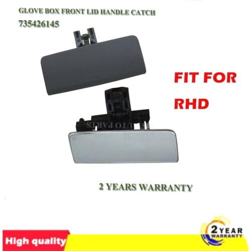 Car Accessories Black Chrome Glove Box Front Lid Handle Catch 735426145 for Fiat Grande Punto