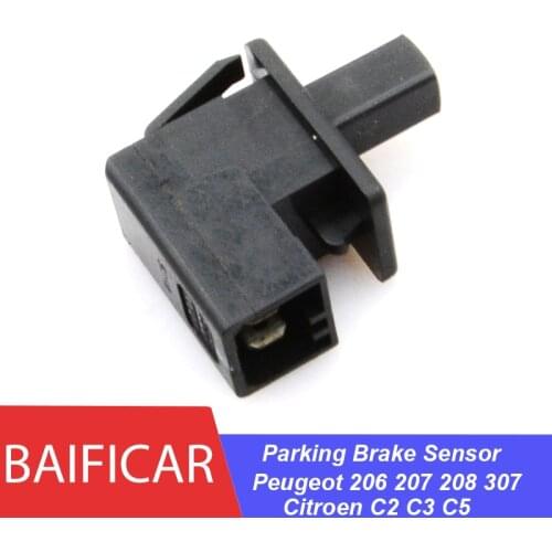 Baificar Contact Breaker Rear Trunk Lighting Handbrake Parking Brake Lever Sensor Switch For Peugeot 206 207 208 Citroen C2 C3