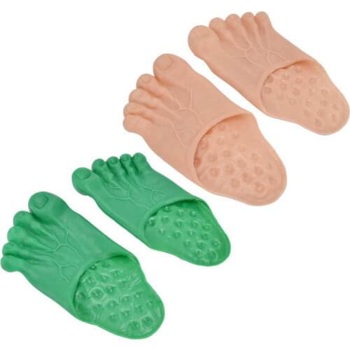 Large Foot Slippers Costume Props 1 Pair Long Lasting Use Interesting Look for Halloween Party for Fancy Ball