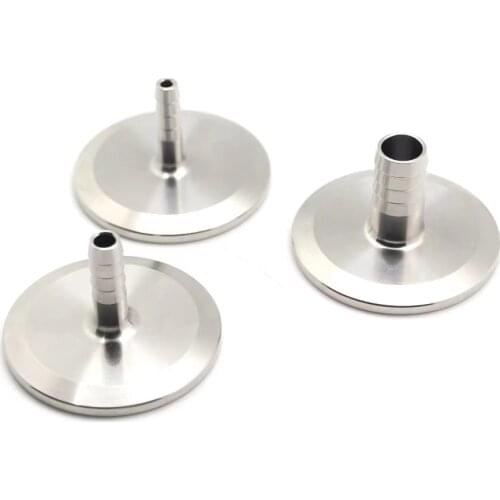 Free Shipping OD 8MM-51MM Stainless Steel SS304 Sanitary Hose Barb Pipe Fitting Ferrule OD 50.5mm-64mm fit 1.5" 2.5“ Tri Clamp