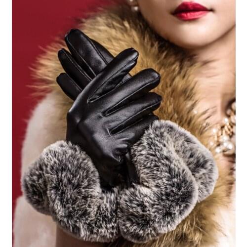 Женские кожаные перчатки KUYOMENS China At AliExpress