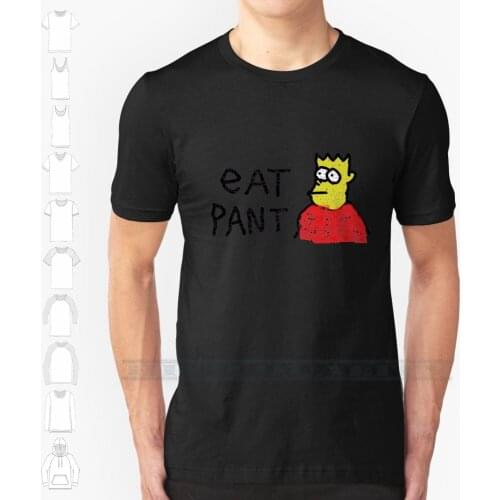Eat Pant Custom Design Print For Men Women Cotton New Cool Tee T shirt Big Size 6xl Meme Funny Yellow Red White