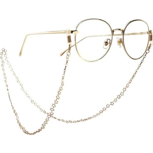 Fashion Women Eyeglass Chains Sunglasses Reading Star Glasses Chain Eyewears Cord Holder Accessories