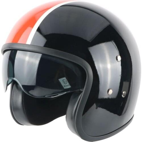 Retro Motorcycle Helmets Open 3/4 Face Motorcycle Helmet 9 Colors Chopper Motorcycle Retro Vespa Helmets
