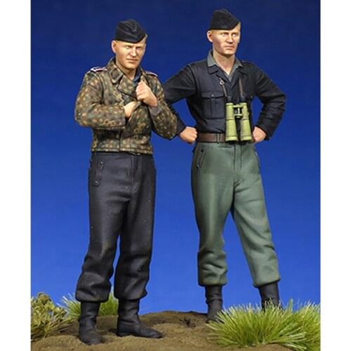 New Unassembled 1/35 ancient stand include 2 man Resin Figure Unpainted Model Kit