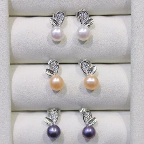 New Arrival DIY Earrings Mount Mountings Accessories Findings Jewelry Settings Parts for Pearls Beads Stones Agate Coral Crystal