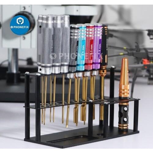 18 Holes RC Repair Screwdriver Storage Stand Holder for RC Helicopters Cars Maintenance Storage Organizer Rack Bracket