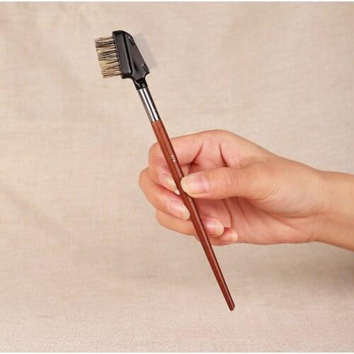 DOUBLE-HEAD EYELASH COMB AND BRUSH - 276 - Beauty Makeup Brushes Blender Applicator