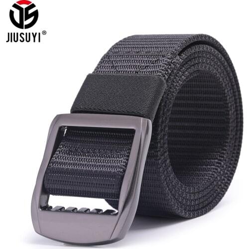 Men Belt Tactical Military Alloy Metal Buckle Nylon Waist Strap Outdoor Sport Paintball SWAT Gear Army Waistband Belts Mens 2019