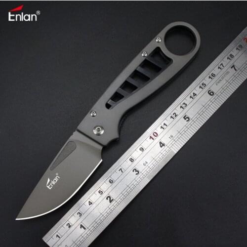 Enlan EW046 Folding Knife 8Cr13Mov Blade Aluminum Handle Hunting Camping Survival EDC Knife DIY Cutting Tool