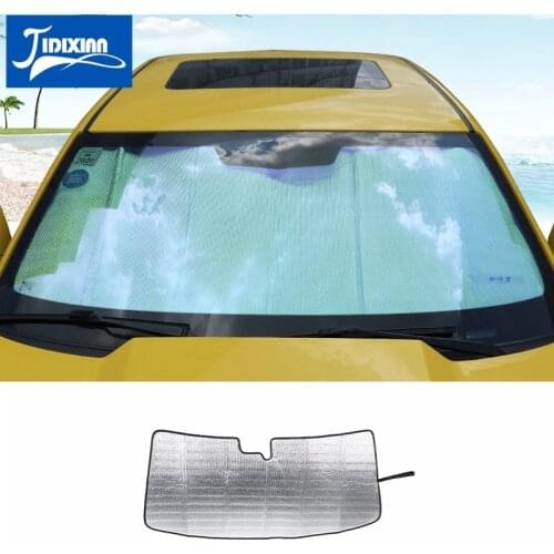 JIDIXIAN Car Front Windshield Sun Shade Sunshade Anti UV Ray Cover for Chevrolet Camaro 2010 2011 2012 2013 2014 2015 Accessory