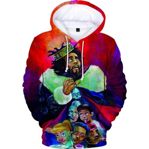 Sidno J.Cloe 3D Hoodies Men/women Sweatshirt Fashion Spring/autumn Hoodie Sweatshirts Boys/girls Casual KOD Outwear Coats