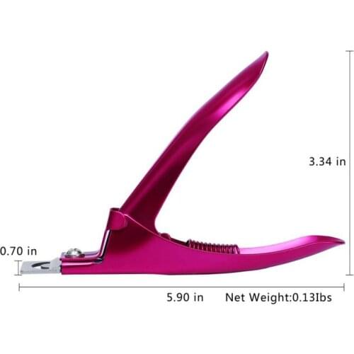 U Shape Cut Nail Clippers Artificial Acrylic Fake Nail Tip Clipper Cutter Trimmer Manicure Pedicure Sharp Blade Clip Tools