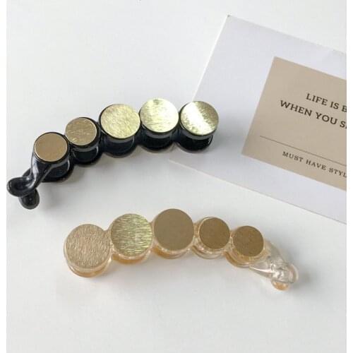 Women Fashion Banana Hair Clip Lady Vintage Back Head Hair Claw