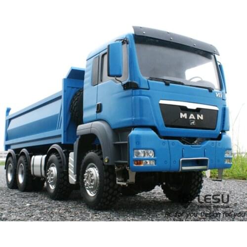 1/14 hydraulic dump truck MAN (TGS) 8X8 full drive dump truck model high torque LS-20130011 RCLESU Tamiya truck