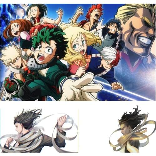 42style Choose My Hero Academia Art Film Print Silk Poster for Your Home Wall Decor 24x36inch