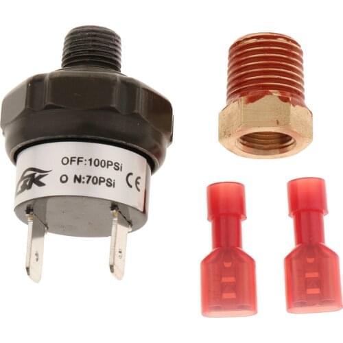 70-100 PSI 12V Air Pressure Switch For Car Trumpet Train Horn Compressor
