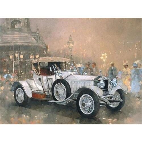 Diamond Embroidery Landscape 5D DIY Diamond Painting Classic Cars Full Square Mosaic Picture of Rhinestone Home Decoration Gift