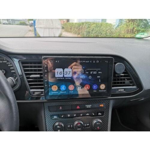 4gb+128gb 1 DIN 9" PX6 Android 10 Car DVD Player for SEAT LEON 2019 2020 DSP Radio GPS Bluetooth 5.0 WIFI Easy Connect