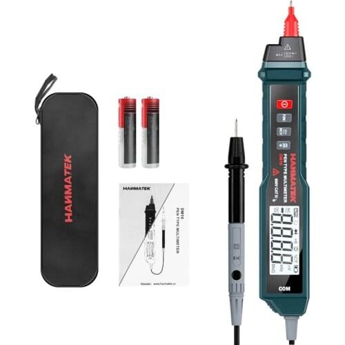HANMATEK Pen Type Digital Multimeter Power Tester with NCV AC/DC Voltmeter Ohm Resistance Real-Time Line Digital Tester