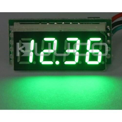 Digital Tester/Voltmeter DC 0 ~ 200V Voltage Meter DC 12V 24V Volt Meter/Monitor Green Led display Digital Meter/Panel Meter