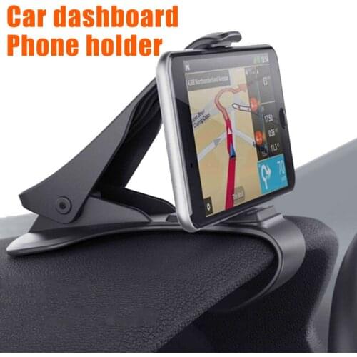 Car Dashboard Phone Holder Navigation Universal Mobile Phone Clip Fold Black Car Phone Holder Stand Bracket PR Sale