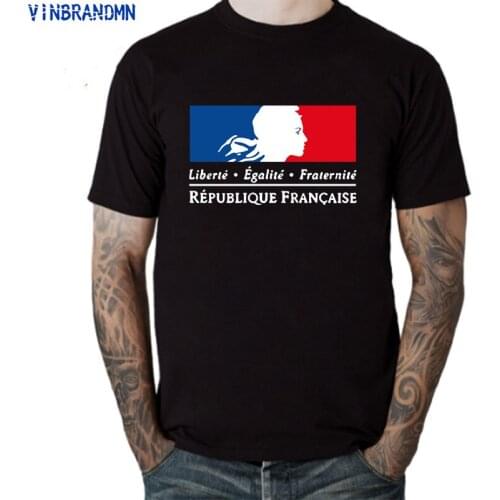 France French Republic t shirt man jerseys t-shirts nation team tops cotton meet fans streetwear fitness casual tees new FRA Tee