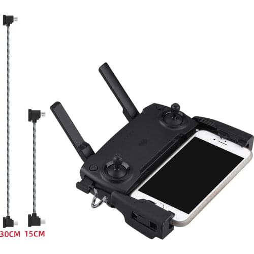 Remote Controller Data Cable for DJI Mavic Pro/Mavic 2/Mini 1/SE/Spark/Air Type-C Micro USB IOS Interface Cable for Iphone/ipad