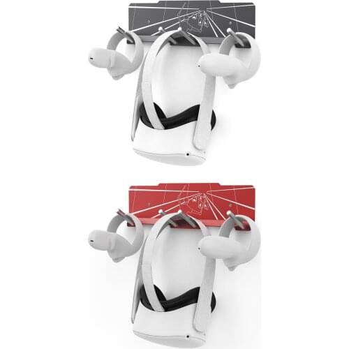 VR Wall Mount Holder Aluminum Virtual Reality Headset Stand Holder Bracket For Oculus Rift S/Quest 2/Quest 1 VR Accessories