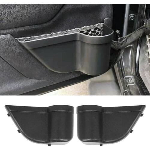 Front Door Pockets Net for Jeep Wrangler 2011-2018 JK JKU Storage Expansion