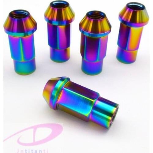 Custom Gr5 titanium alloy wheel color lug nut for all car (20 pieces)