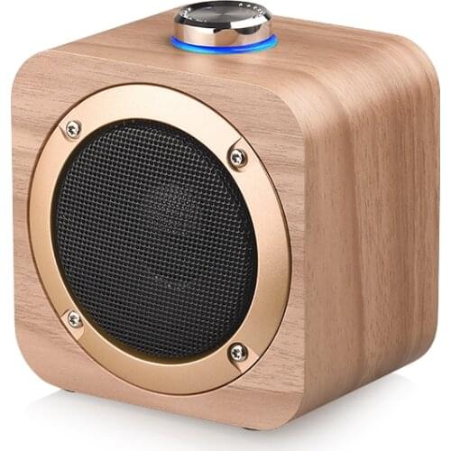 Portable Mini Wood Bluetooth Speaker Stereo Subwoofer Phone TWS Interconnection