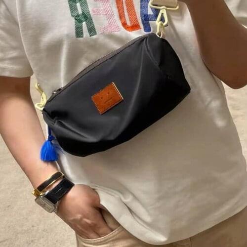 2021 Fashion Luxury Designer Classic Brand Woman Man Smiling Face Logo Casual Cylinder One Shoulder Messenger Bag A3