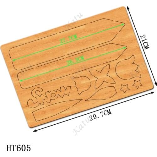 Ski Cutting dies - New Die Cutting And Wooden Mold,HT605 Suitable For Common Die Cutting Machines On The Market