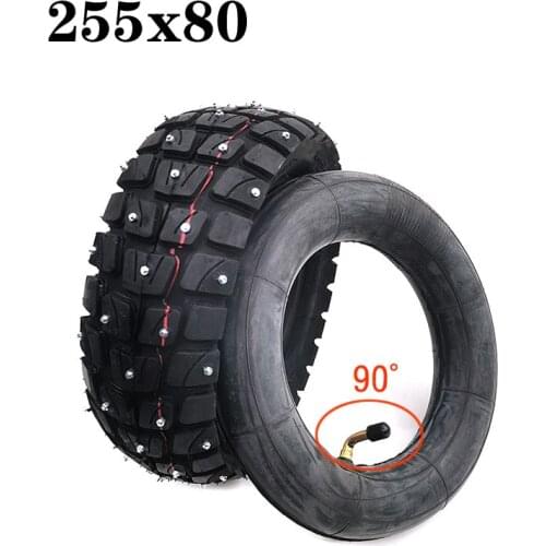 10x3 Inch Cross Country Anti Skid Pedal Scooter Tire Winter Snow Outer Tyre 255x80 for Speedual Grace 10 Zero 10x Kugoo M4 Pro