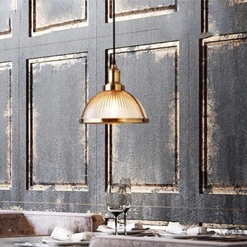 Retro Punk RH Pendant Lights Art Semicircle Vintage Restaurant Glass Hanging Light Fixtures E27 Edison Lights Free Shipping