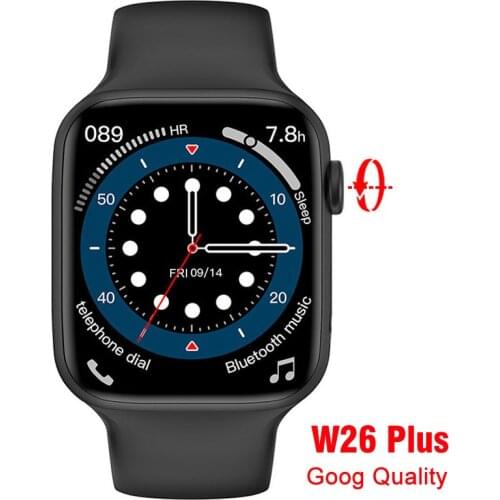 Smart Watch Series 6 44mm 1to1 IWO W26 Plus Bluetooth Call ECG Measurement Body Temperature Fitness Smartwatch Men Android IOS