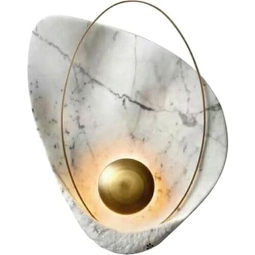 Individual Pearl Shell Wall Lamp Living Room Bedside Lamp Designer Model Room Hotel Hallway Stair Lamp wandlamp Drop shipping