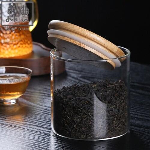 SENDIAN Handmade Glass Tea Caddy Fashion Creation Glass Sealed Storage Tank 2021 New Hot Office Home Kitchen Accessories
