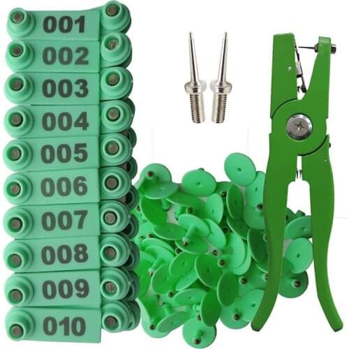 Ear Tag Pliers Ear Tag Sheep Marker Applicator Ear Tags for Goat Identification Kit Ear Tagger