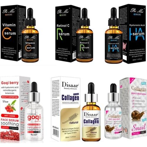 High Pure VC Serum Moisturizing Collagen Skin Repair Essence Whitening Anti Wrinkle Face Cream Wrinkl Treatment Lighten Melanin