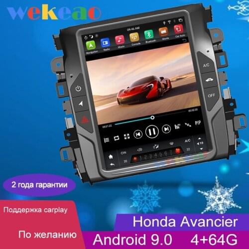 Wekeao Vertical Screen Tesla Style 10.4'' Android 9.0 Auto Radio Automotivo For Honda Avancier Car Dvd multimedia Player GPS 4G