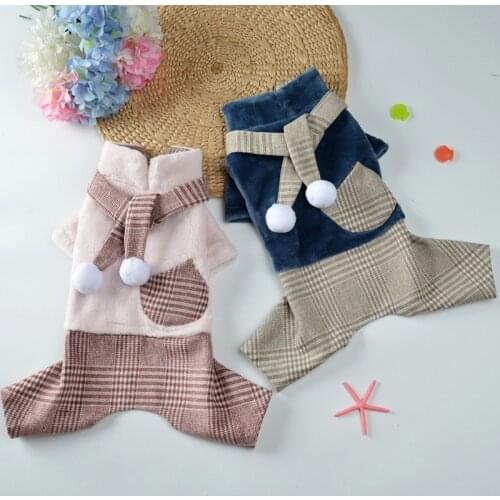 Winter Pet Clothes Dog Clothes For Small Dogs Fleece Keep Warm Dog Clothing Coat Jacket Sweater Pocket Pet Costume For Dogs