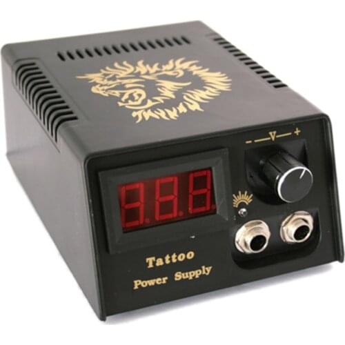 Golden lion Digital LCD Display Tattoo Power For Machine Gun Kit Set Supply TPS06# Free Shipping