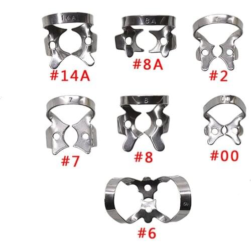 1pcs Dental Rubber Dam Clamp Stainless Steel Endodontic Restorative Dam Clip Holder Orthodontic Teeth Care Material Equipment